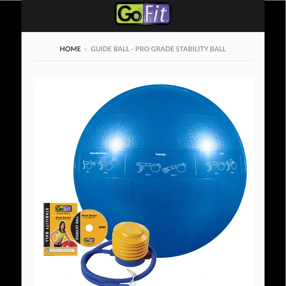 Go Fit Guide Ball 55 cm (NWT) - Picture 1 of 2